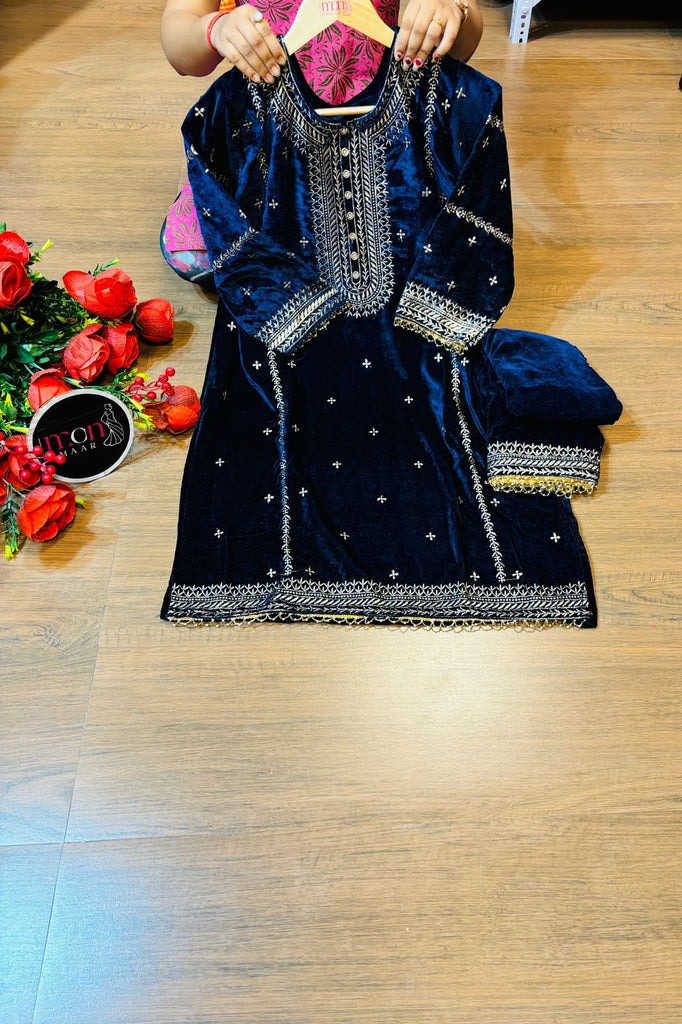 Royal Velvet kurti set