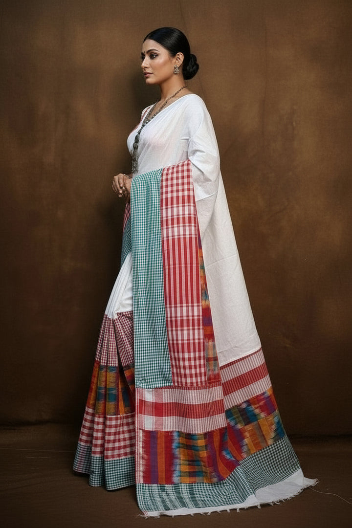 Bengal Storm Khadi Cotton Saree