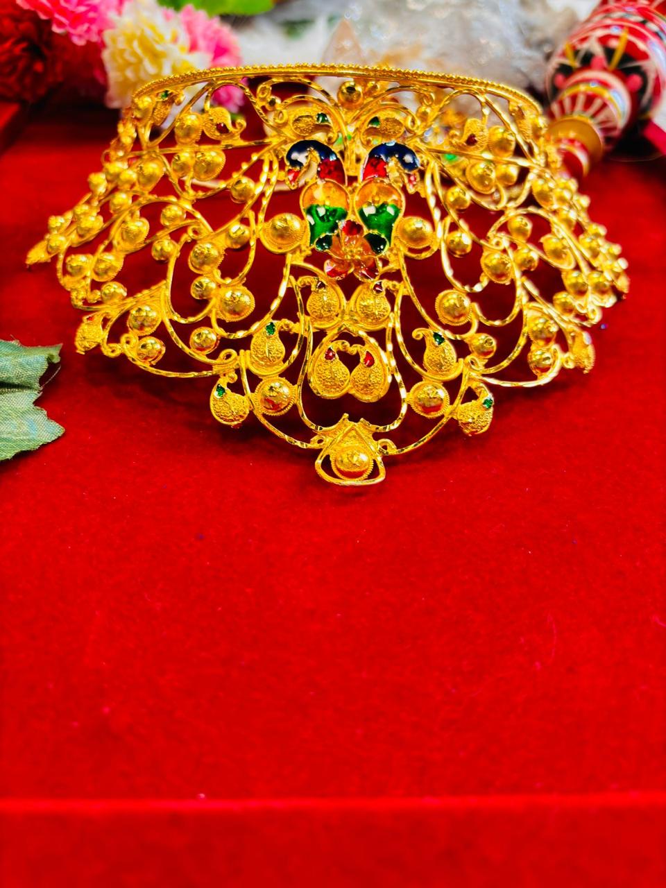 Shrine Gold Plated Meenakari Bridal Choker Collection