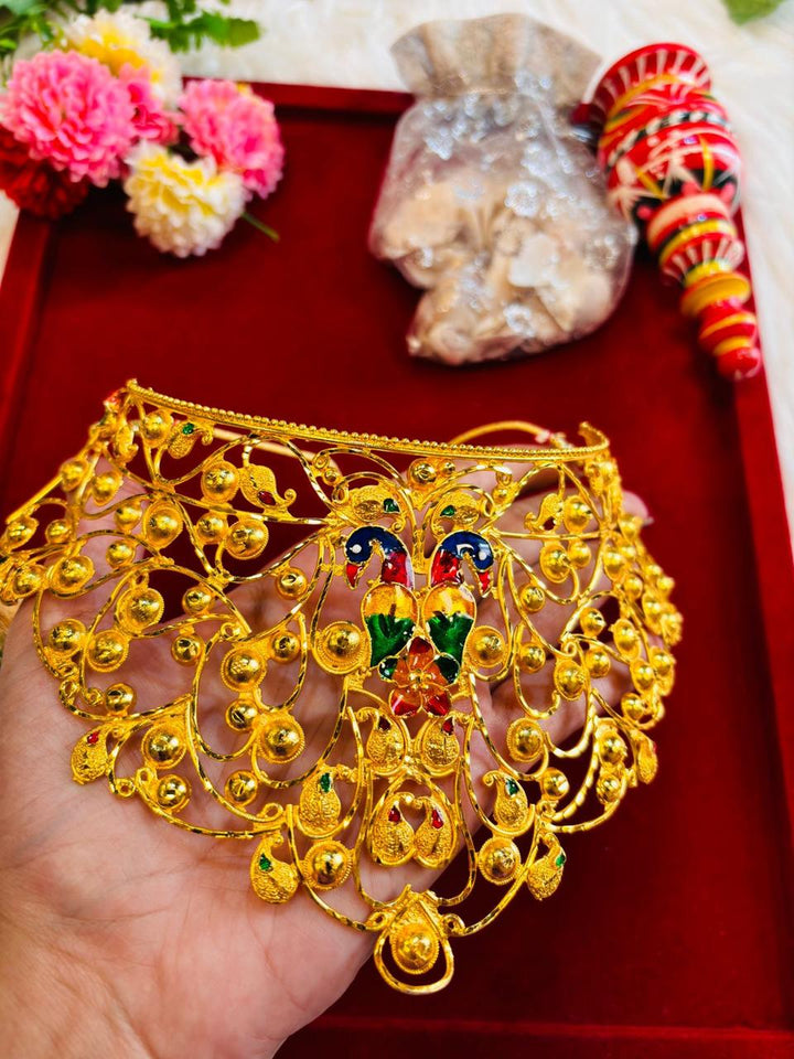 Shrine Gold Plated Meenakari Bridal Choker Collection