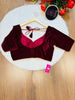 Season Of Velvet- Designer Blouse (Maroon)