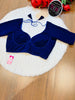 Season Of Velvet- Designer Blouse (BLUE)