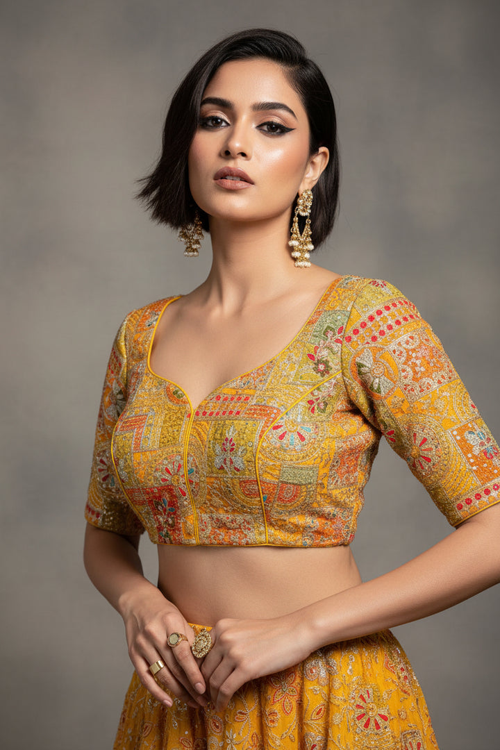 Love For Gujrat  Designer Blouse