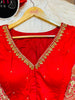 Red Bridal Blouse