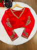 Red Bridal Blouse