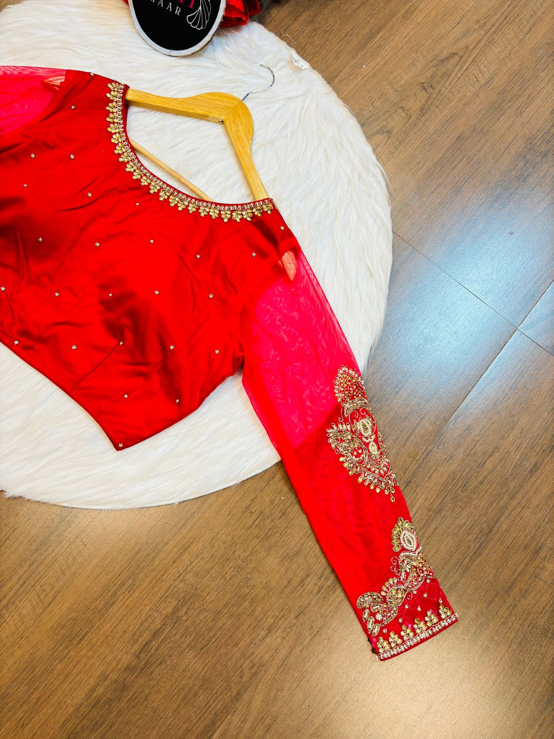 Red Bridal Blouse