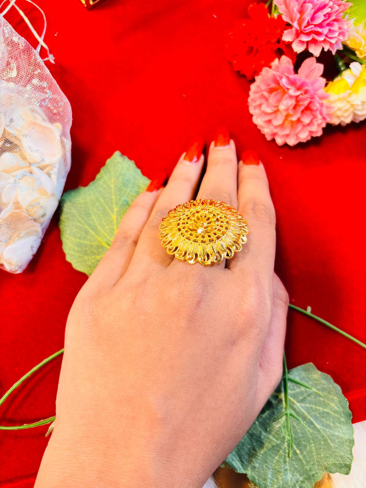 The Old Peacock - Gold Plated Ring