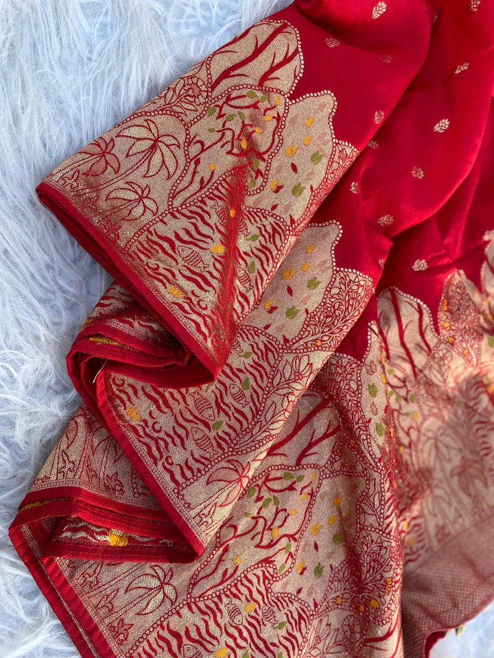 Seasonal Choice - Designer  Banarasi Dola Silk Saree