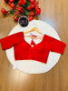 Season Of Velvet- Designer Blouse [Red]