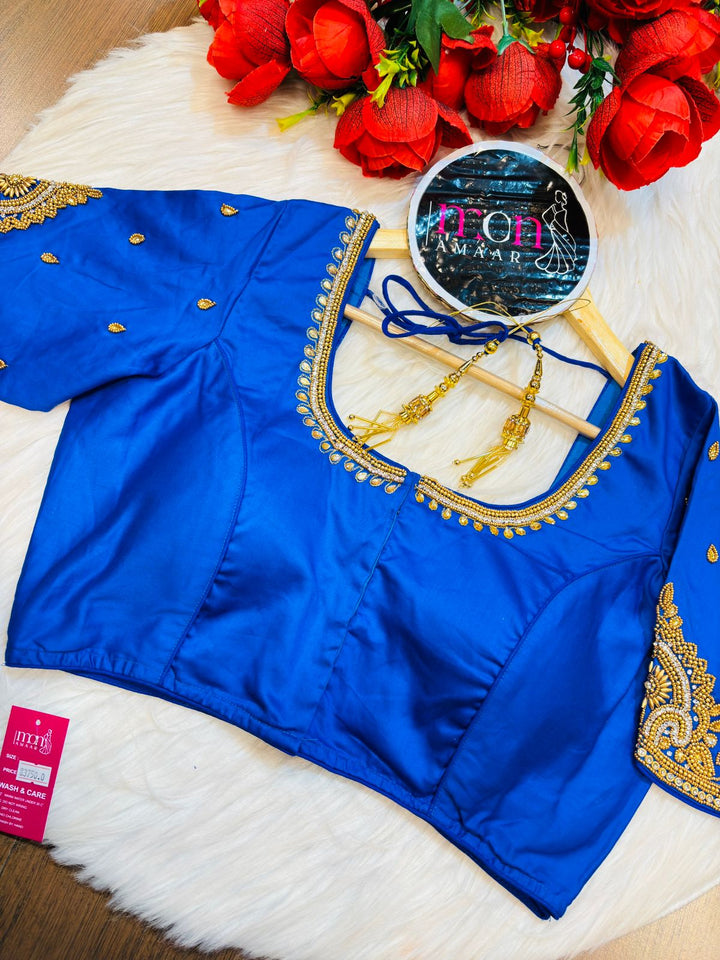 Night Of Brides -Designer Blouse With Maggam Hand work