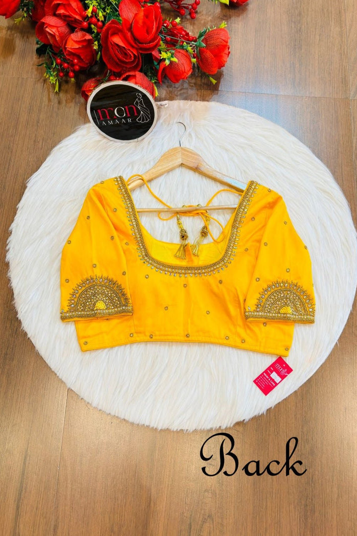 Wedding Night- Designer Blouse With Maggam Hand work