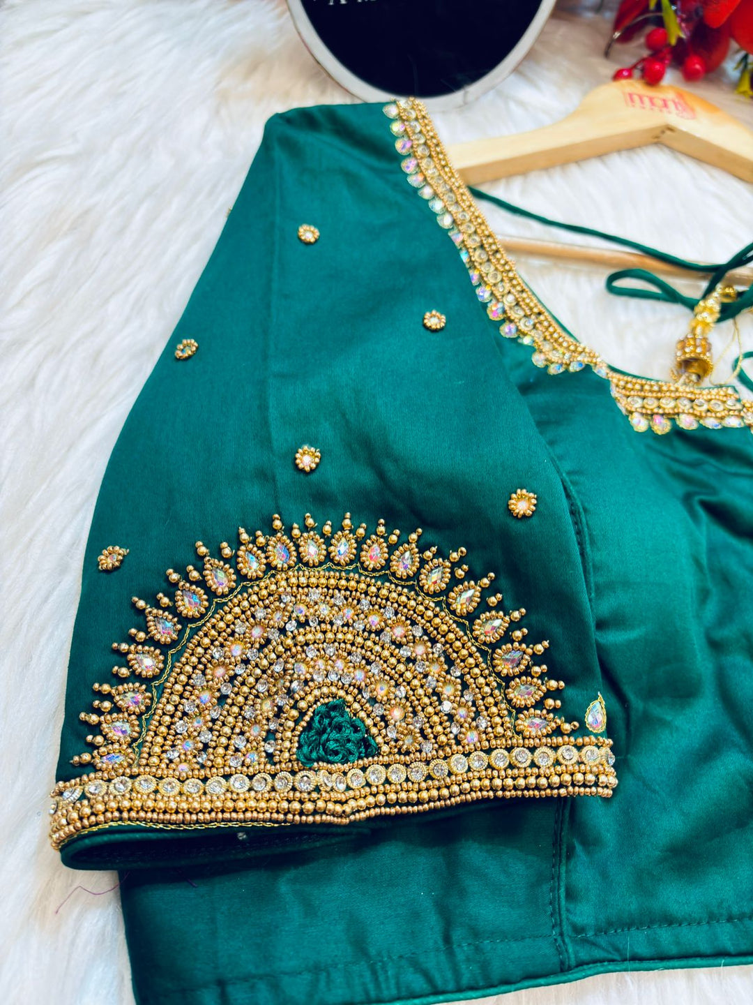 Wedding Night- Designer Blouse With Maggam Hand work