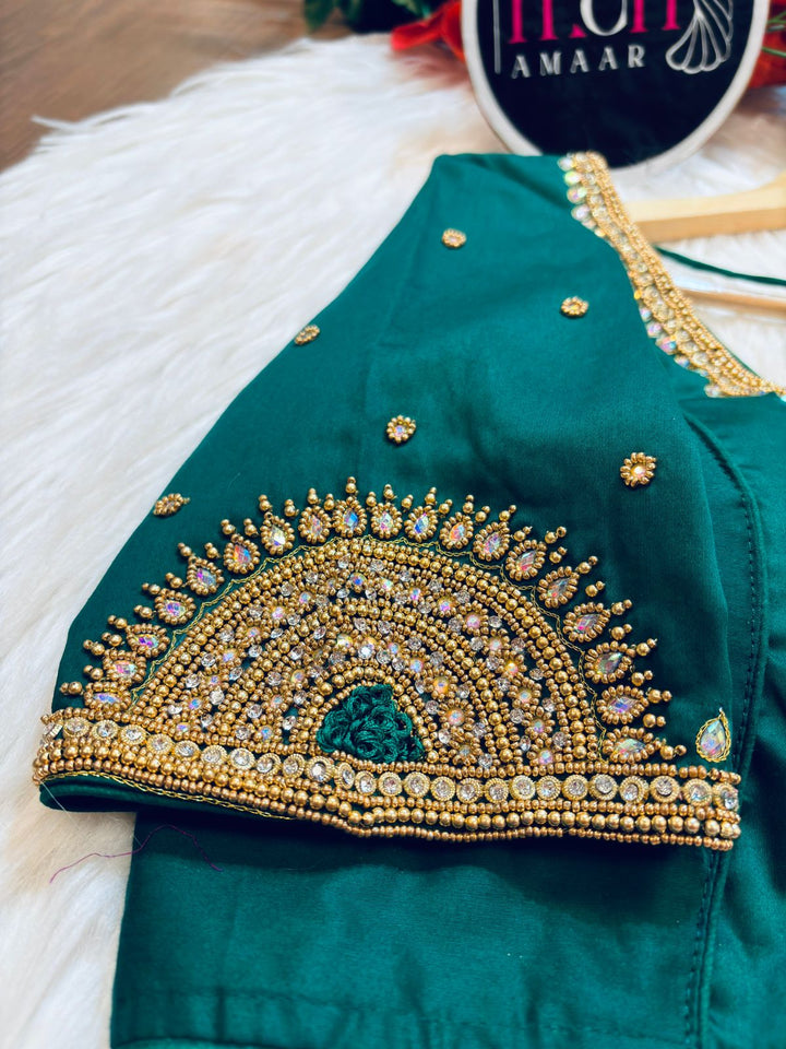 Wedding Night- Designer Blouse With Maggam Hand work