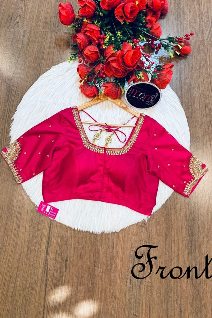 Wedding Night- Designer Blouse With Maggam Hand work