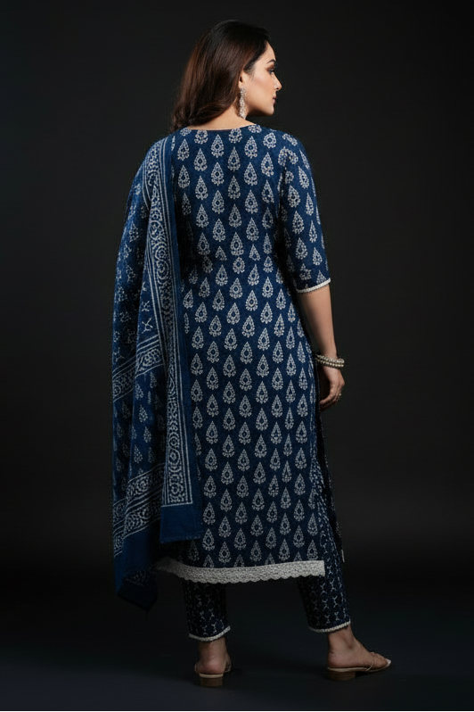 Stay Magical Cotton Kurti Set