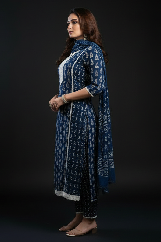 Stay Magical Cotton Kurti Set
