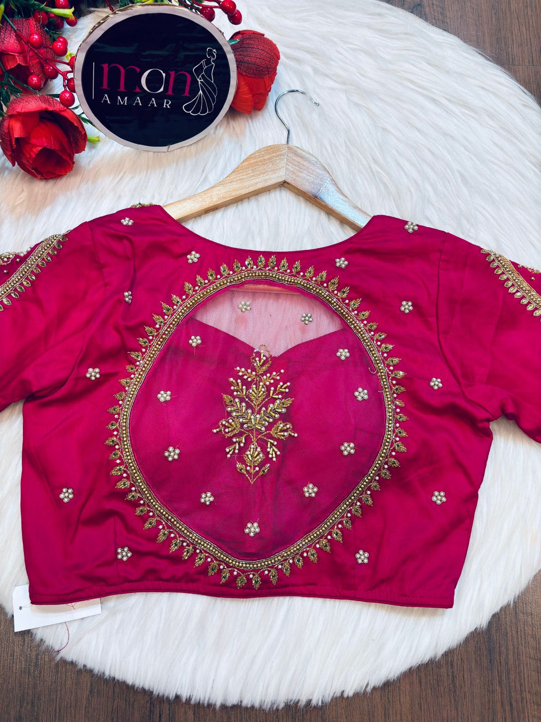 Always Mine Designer Blouse With Maggam Hand work