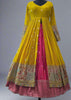 Yellow Brides Designer Georgette lehenga