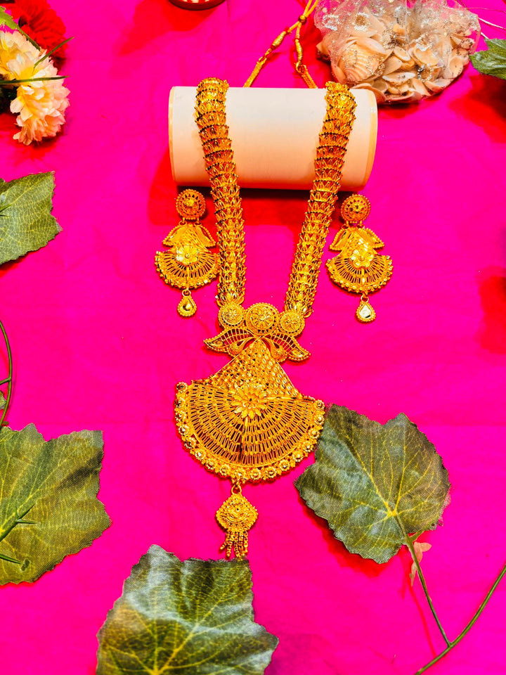 Moukthika Gold Plated Sita Har  Bridal Necklace set