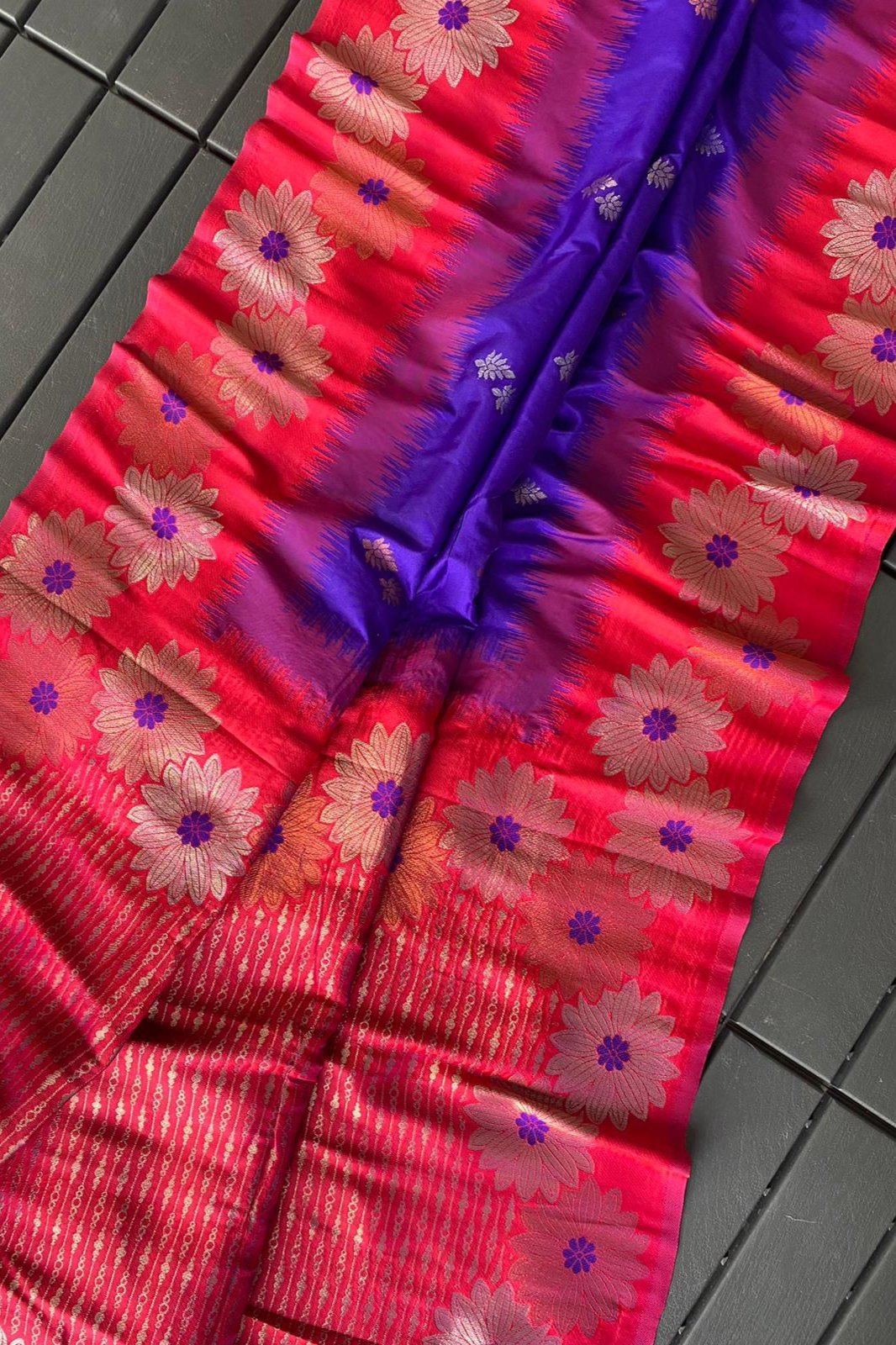 Slaying In Silk Banarasi Silk Saree