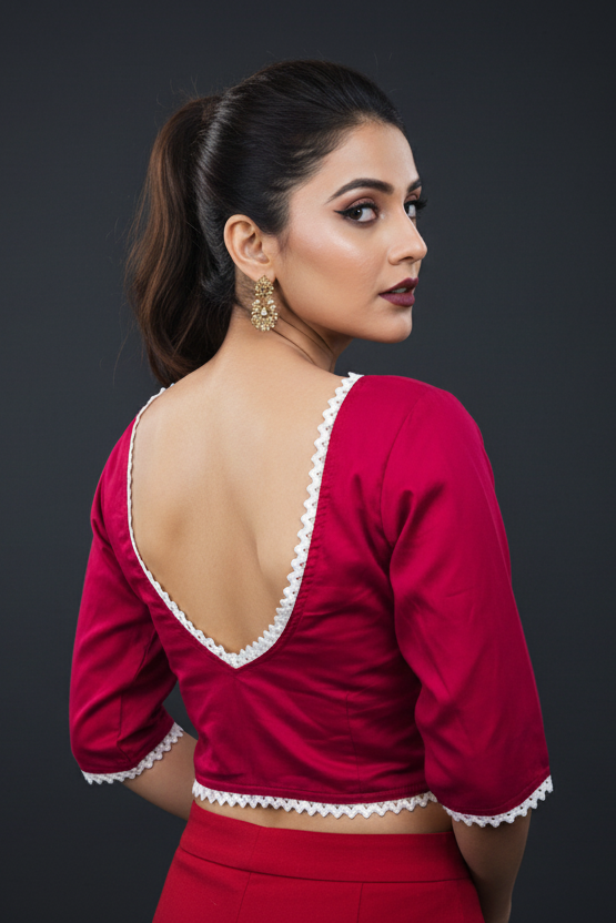 Flames Dance Designer Cotton Blouse