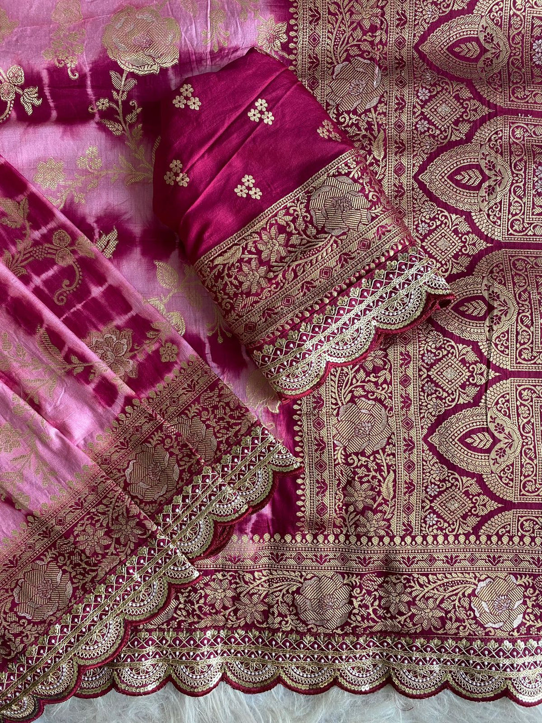 Sharmili- A Shibori Banarasi Saree