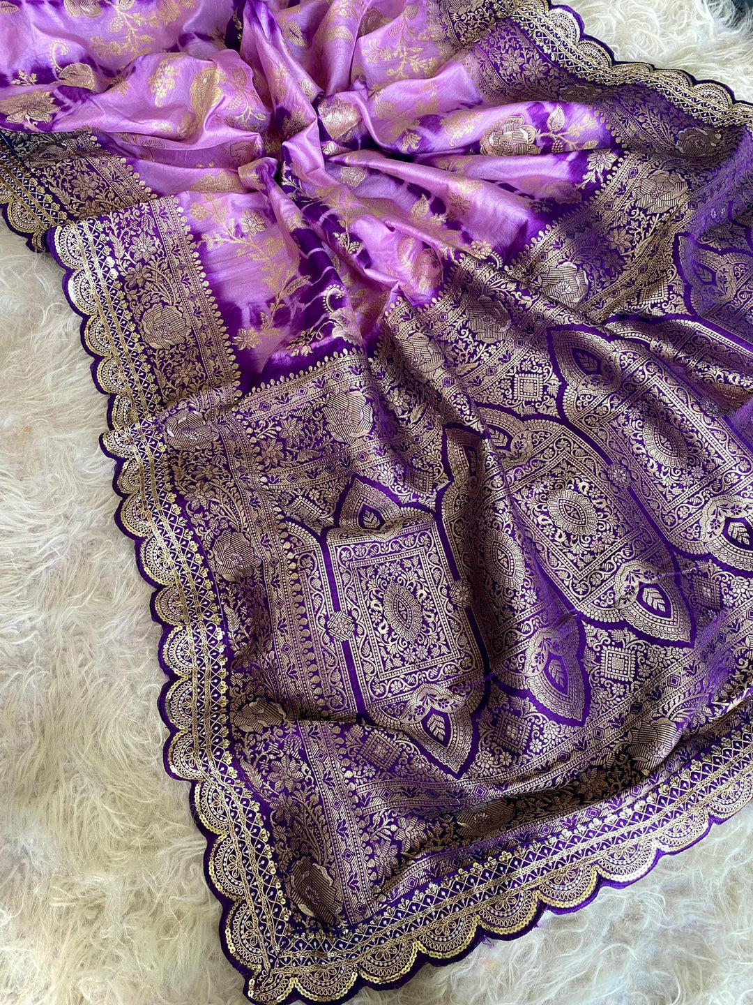 Sharmili- A Shibori Banarasi Saree