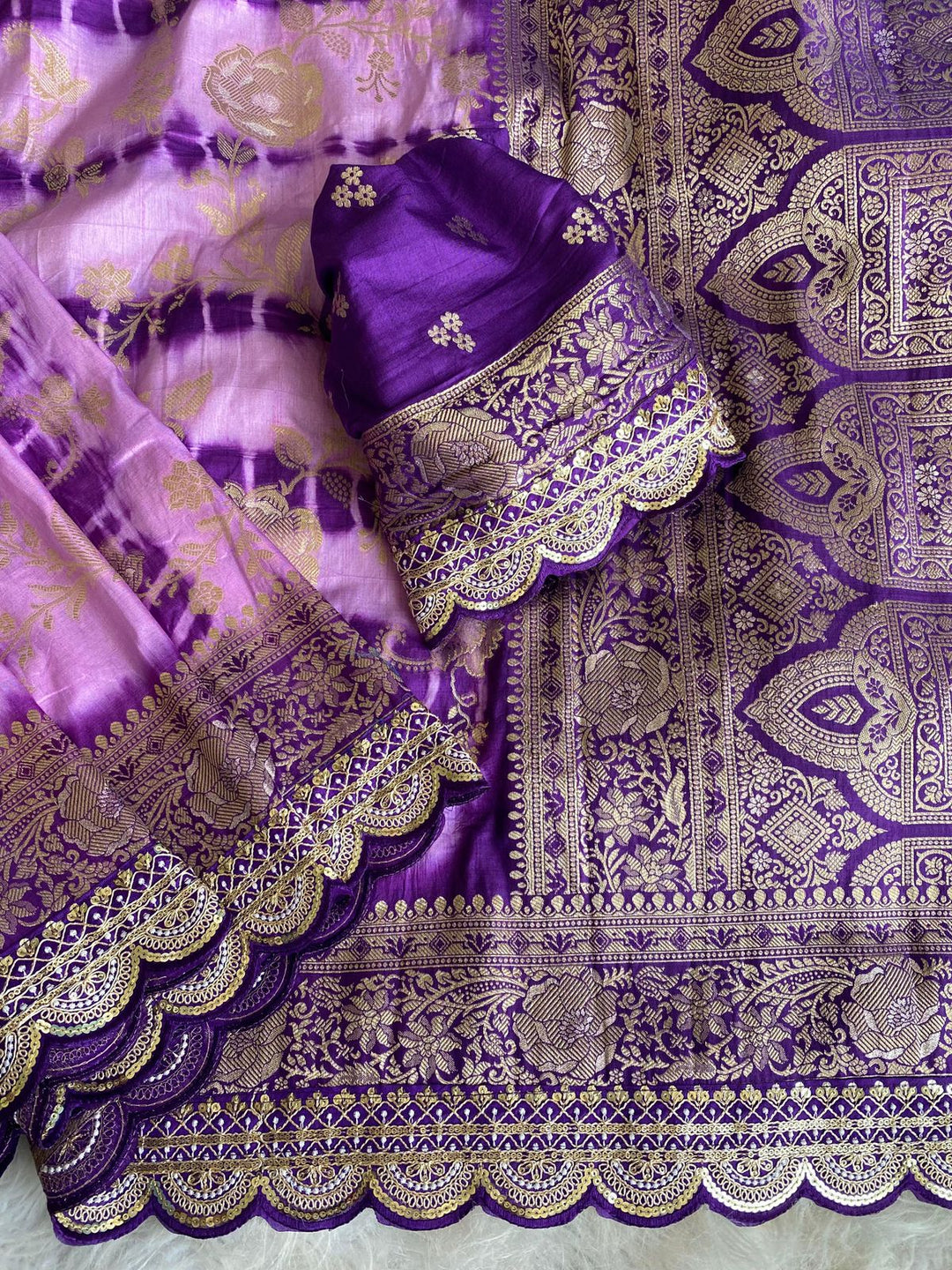 Sharmili- A Shibori Banarasi Saree