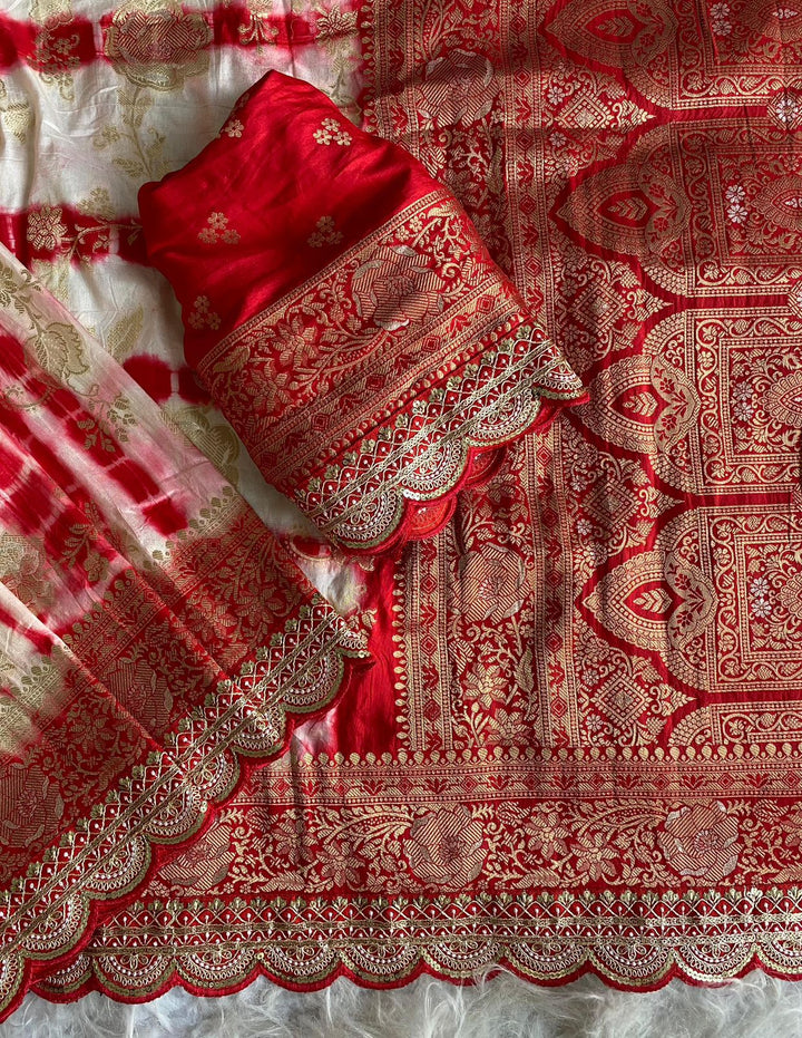 Sharmili- A Shibori Banarasi Saree