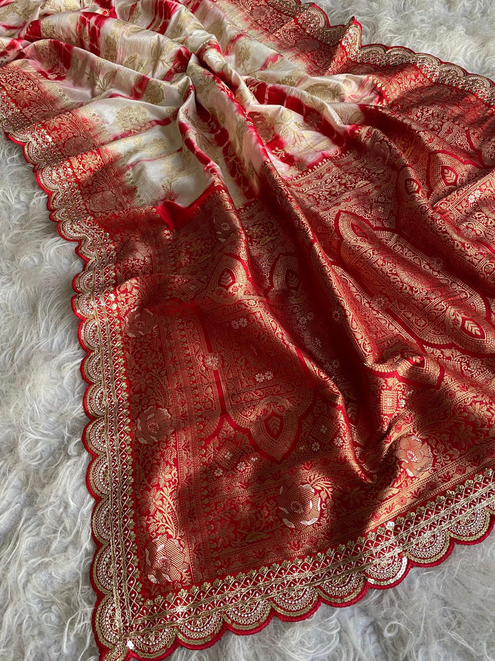 Sharmili- A Shibori Banarasi Saree