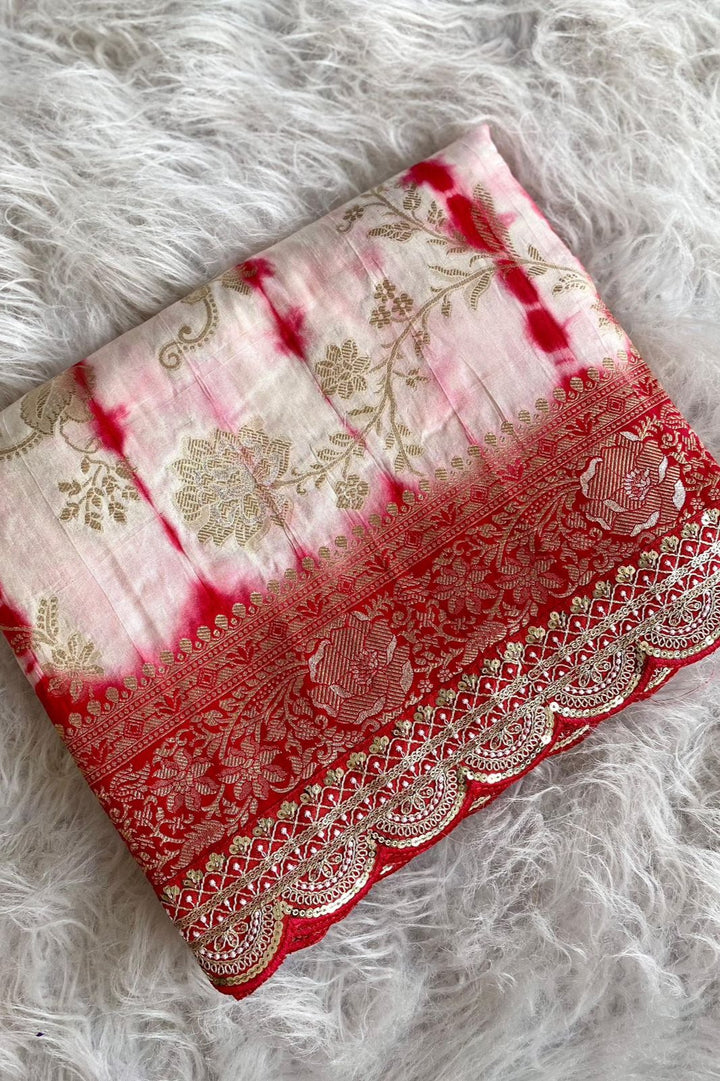 Sharmili- A Shibori Banarasi Saree