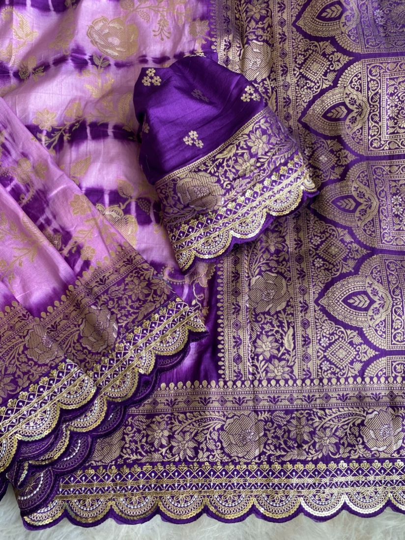 Sharmili- A Shibori Banarasi Saree