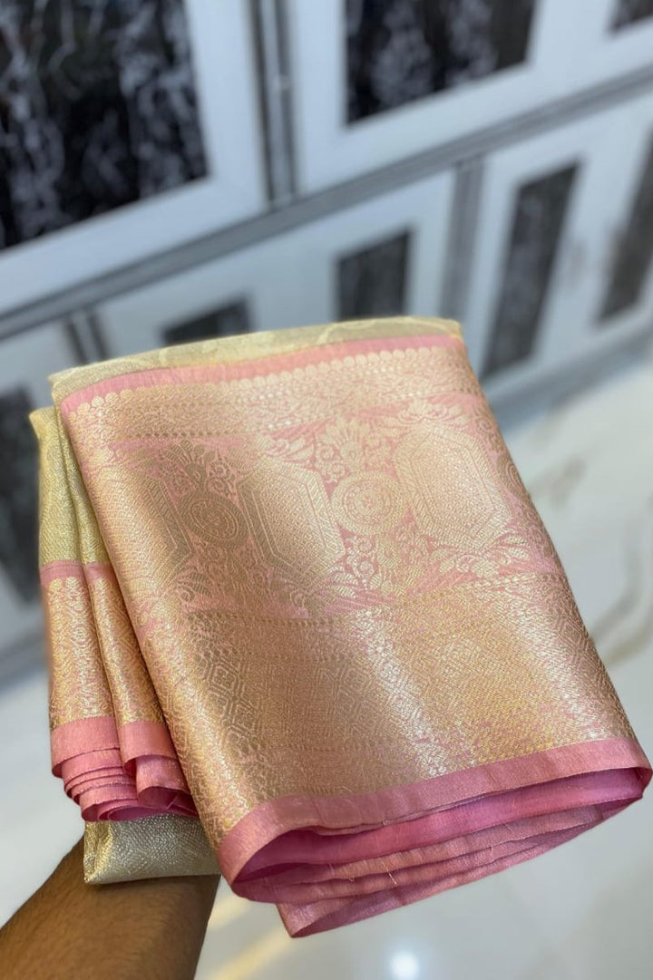 Eyes On - Kanjivaram Tissue Brocade  Banarasi Saree