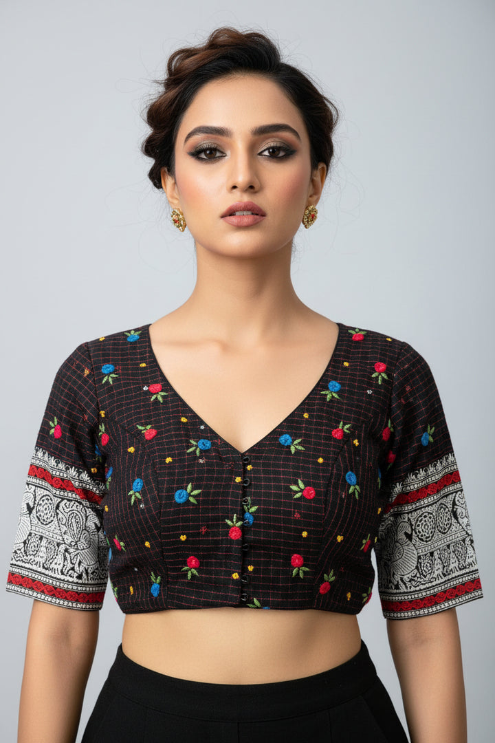 Beauty Of Simplicity Cotton Blouse