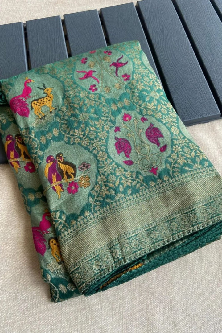 Nature's Palette Banarasi Silk Saree