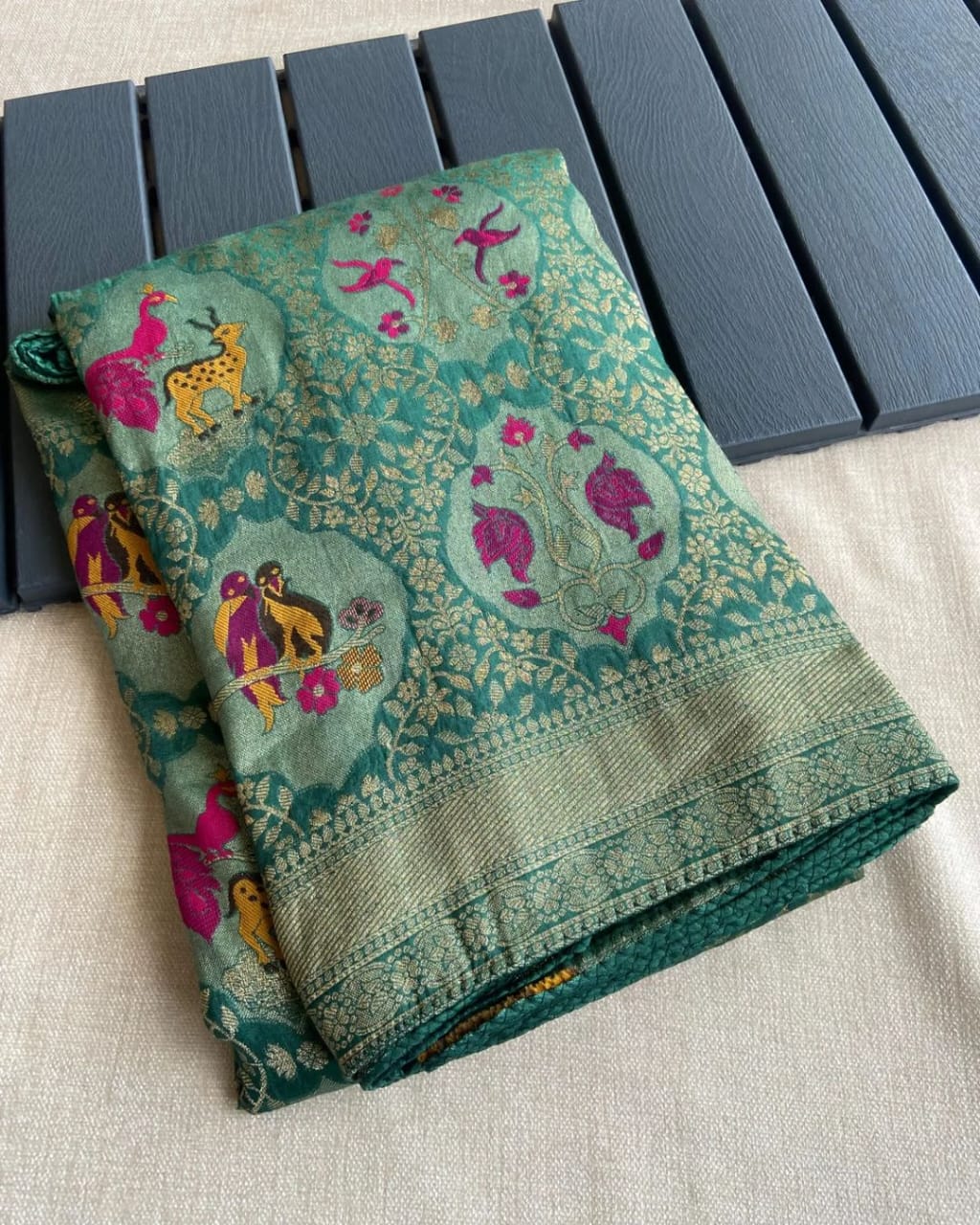 Nature's Palette Banarasi Silk Saree