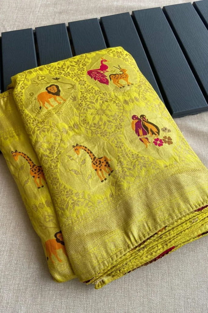 Nature's Palette Banarasi Silk Saree