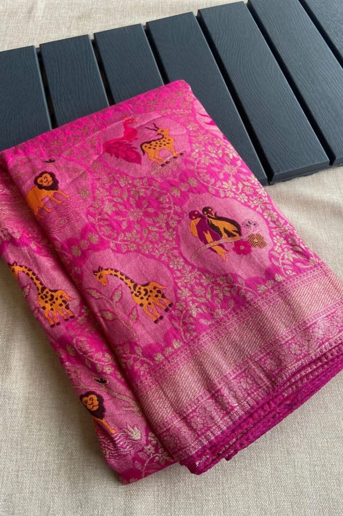 Nature's Palette Banarasi Silk Saree