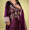 Whirls Of Color Designer Velvet Suit Set