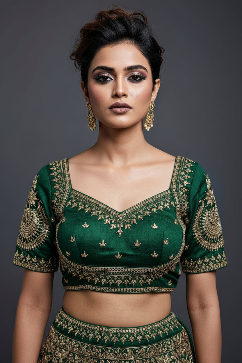 Madhuri Vichitra Silk Blouse