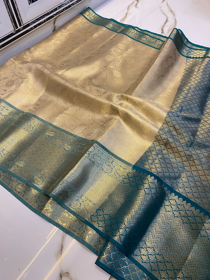 Eyes On - Kanjivaram Tissue Brocade  Banarasi Saree