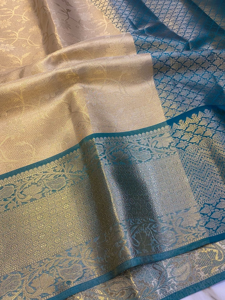 Eyes On - Kanjivaram Tissue Brocade  Banarasi Saree