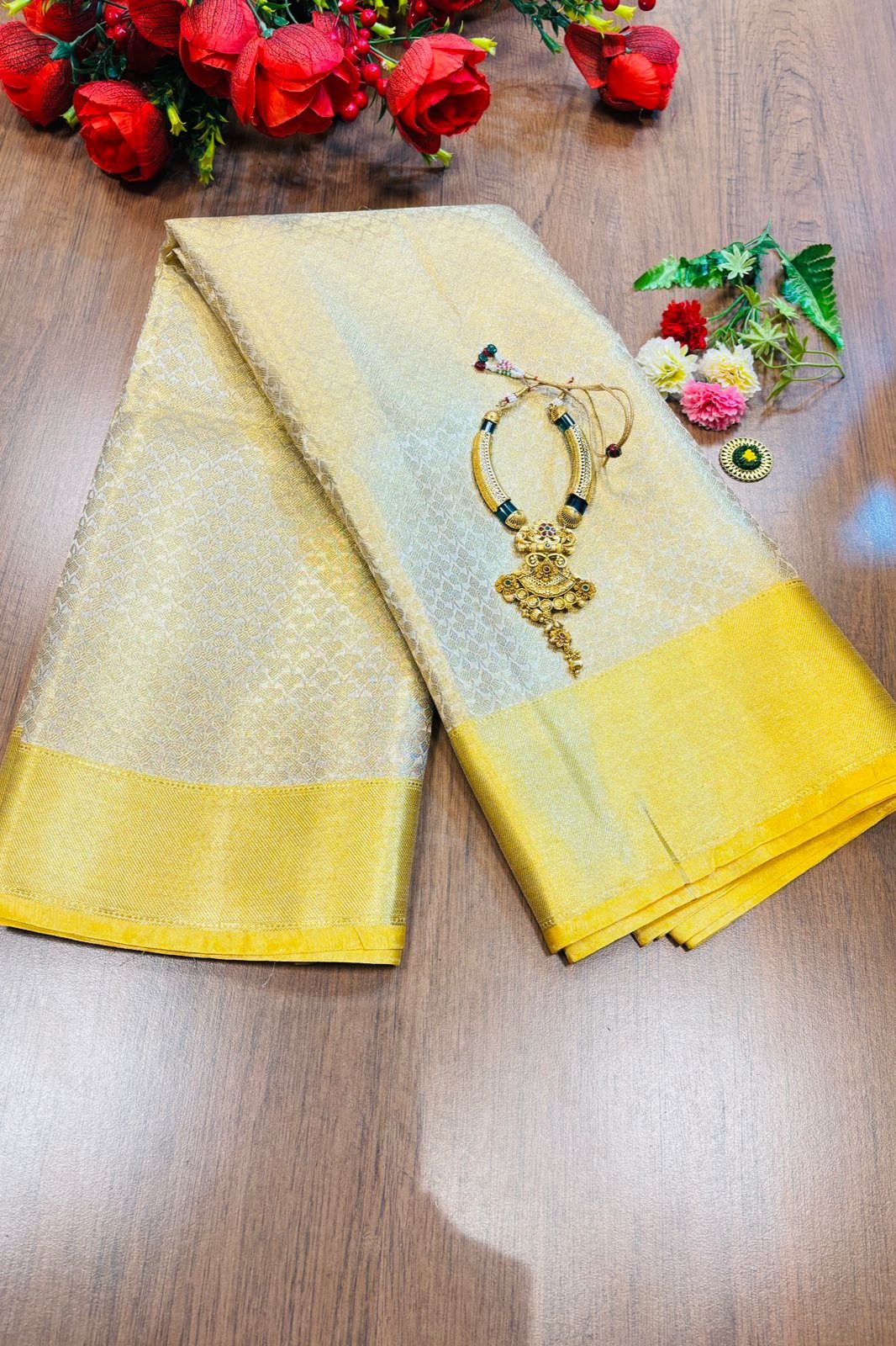 Timeless Heritage -Banarasi Tissue Silk