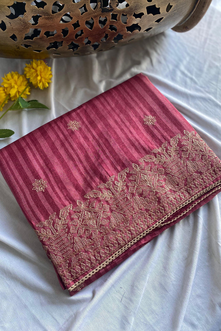 Embrace Perfection Tussar Silk Saree