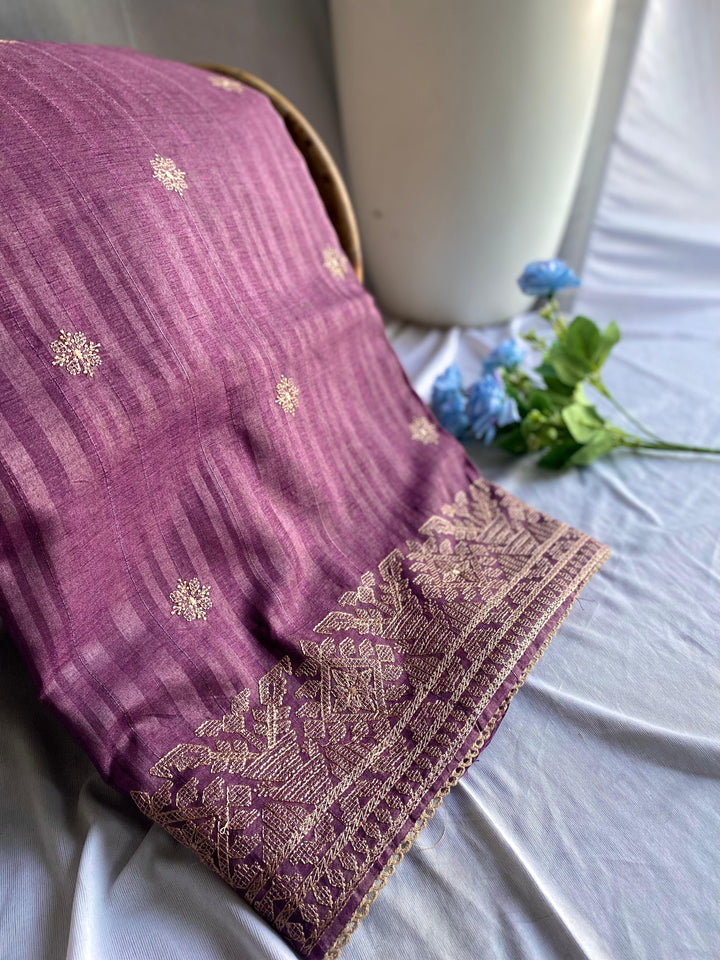 Embrace Perfection Tussar Silk Saree