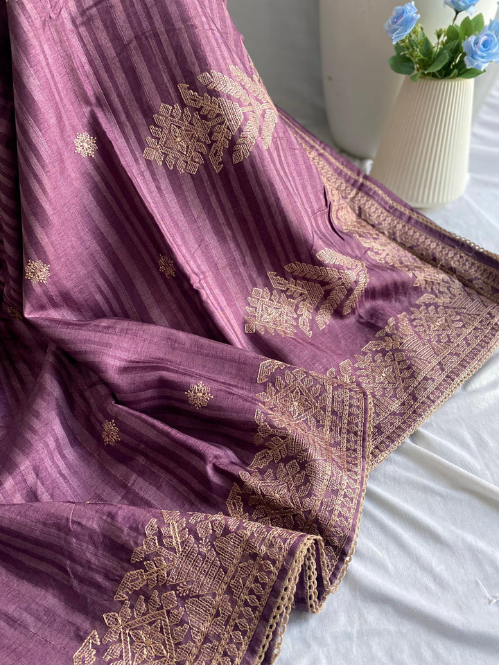 Embrace Perfection Tussar Silk Saree