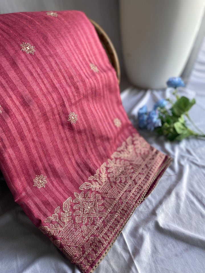 Embrace Perfection Tussar Silk Saree