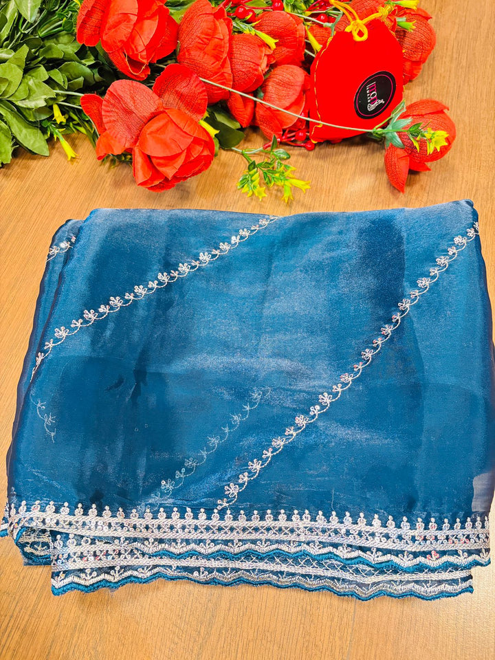 Most Recent Fancy silk Saree
