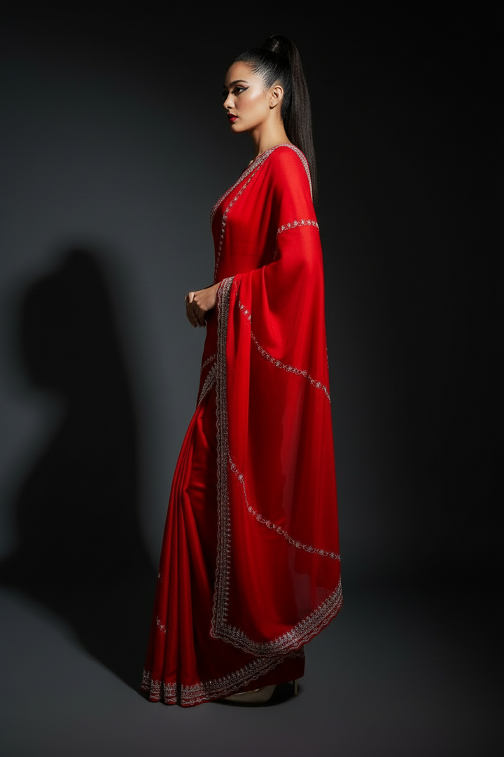 Most Recent Fancy silk Saree