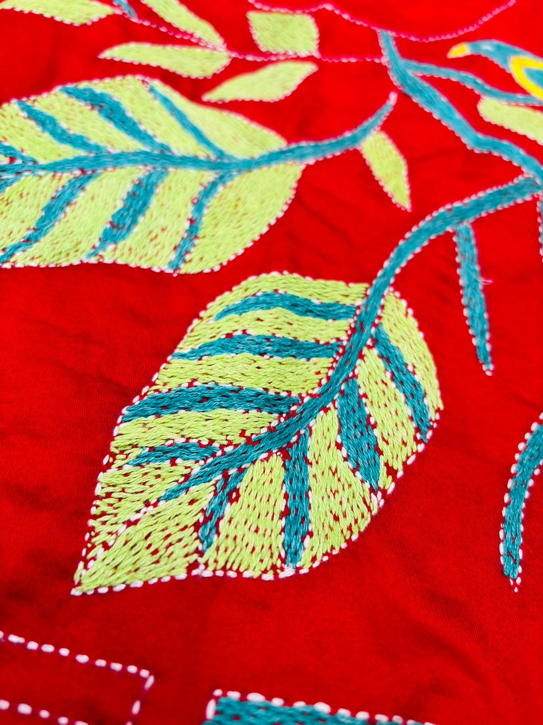 The Natural World- Designer Kantha Stitch Blouse